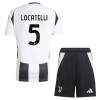 Maglia ufficiale Juventus Locatelli 5 Casa 2024-25 per Bambino